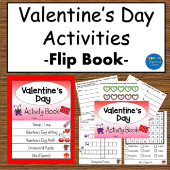 Preview of Valentines Day Activities Flip Book