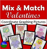 Valentines Day Activities - Mix and Match Coordinate Graph