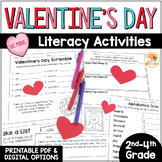 Valentine's Day Literacy Activities Digital Distance Learn