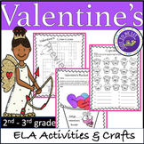 Valentines Day Activities / No Prep Literacy Activities / 