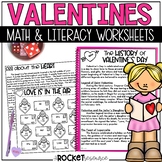Valentines Day Activities | Valentine Math Worksheets
