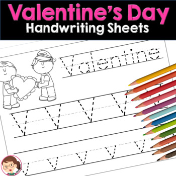 Preview of Valentines Day Activities for Preschool PreK Literacy ELA