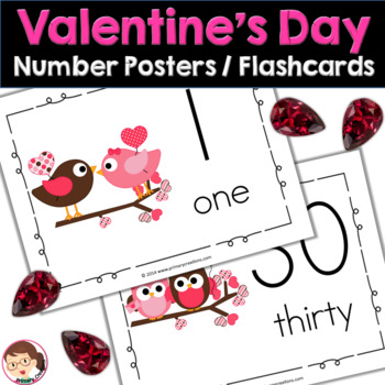 Preview of Valentines Day Activities for Preschool PreK Math Centers
