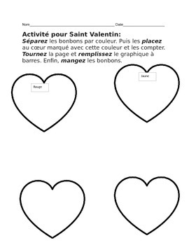 Valentine's Day Activity (French) by beaunandez | TpT