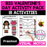 Valentines Day Activity Pack Preschool Prek Occupational T