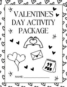 Preview of Valentines Day Activity Package (NO PREP)
