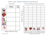 Valentine's Day Activity Survey, Tally, & Graph FREEBIE