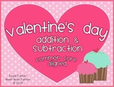 Valentine's Day Addition Subtraction Activities FREE