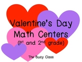 Valentine's Day Math Centers (1st-2nd)