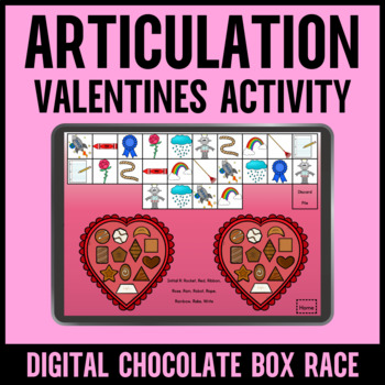 Preview of Valentines Day Articulation Game - Chocolate Box Race
