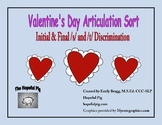 Valentine's Day Articulation Sort: Initial and Final /s/ a