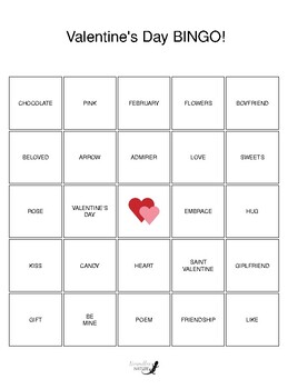 Valentine's Day BINGO! by Niemiller Nature | TPT