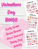 Valentines Day BINGO Activity or Party Game