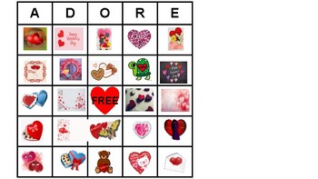 Preview of Valentines Day Bingo