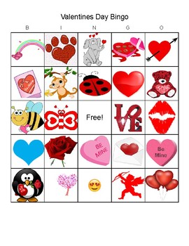 Valentines Day Bingo 8 Cards Good For Center Time By Juliana 