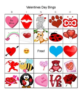 Valentines Day Bingo 8 Cards Good For Center Time By Juliana 