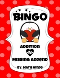 Valentine's Day Bingo: Adding 10 and Missing Addend