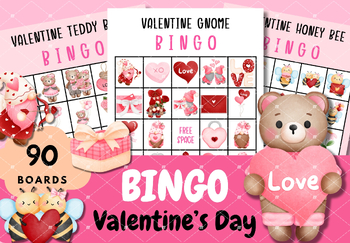 Preview of Valentines Day Bingo Game Speech Therapy Valentine's Day Activities