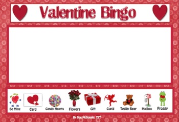 Preview of Valentine’s Day Bingo for Smart Board - Any Grade