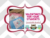 Valentine's Day Bookmarks Freebie for your students - All grades