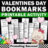 Valentine Bookmarks Valentines Day Coloring Sheets Pages M