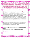 Valentines Day Box Project Letter to Parents