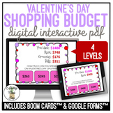 Valentines Day Budgeting Digital Interactive Activity