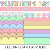 Valentines Day Bulletin Board Borders| Pastel Valentines D