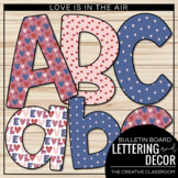 Valentine's Day Bulletin Board Lettering and Borders