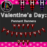 Valentines Day Bulletin Board Pennant Banner Bunting in RE