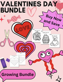 Valentines Day Bundle- Growing Bundle- February Crafts and