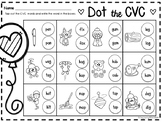 Valentine's Day CVC Word Work Pack