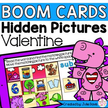 Preview of Valentines Day CVC Words | Digital Game Boom Cards