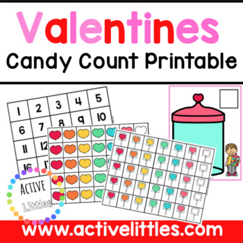 Preview of Valentines Day Candy Count Printable