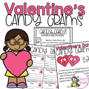 Preview of Valentines Day Candy Grams Fundraiser Packet