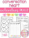 Valentines Day Candy Hearts Fun Math Activities Pre K Kind