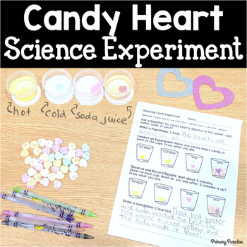 Preview of Valentine's Day Candy Science Experiment
