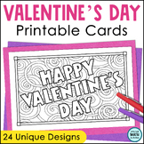 Valentines Day Card Craft - Printable Greeting Cards to Color