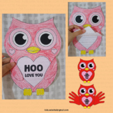 Valentines Day Cards Owl Craft Writing Activities Bee Mine