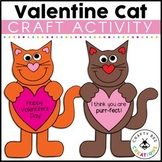 Valentines Day Cat Craft February Bulletin Board Kindergar