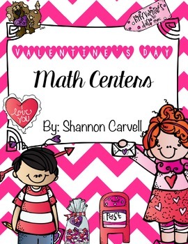 Preview of Valentine's Day Math Centers