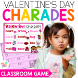 Valentines Day Party Charades Game for Kindergarten and Fi