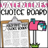 Valentines Day Choice Board - Morning Work or Early Finish