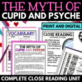Greek Mythology - Myth of Cupid and Psyche Close Reading -