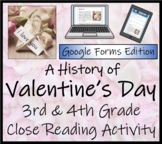 Valentines Day Close Reading Activity Digital & Print | 3r