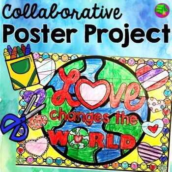 Preview of Valentines Day Bulletin Board Collaborative Poster