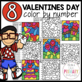 Valentines Day Color by Number