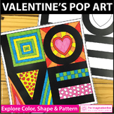 Valentines Day Coloring Pages for February, Pop Art Activi
