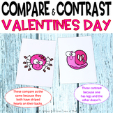 Valentine's Day compare contrast activity