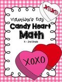Valentine's Day Conversation Candy Heart Math Grade K-2